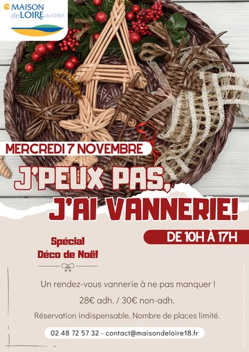 Atelier Vannerie : "Spécial déco de jardin"