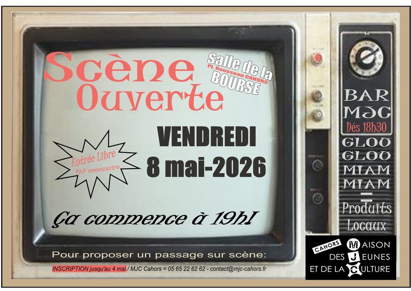 Scène ouverte à la MJC de Cahors