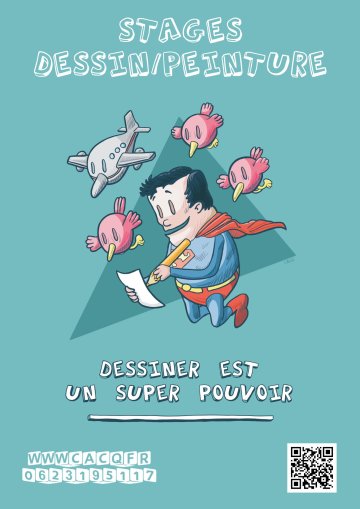 Dessiner est un super pouvoir - stage Le dessin de corps humain