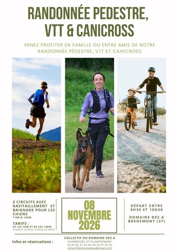Randonnée pédestre, VTT & Canicross