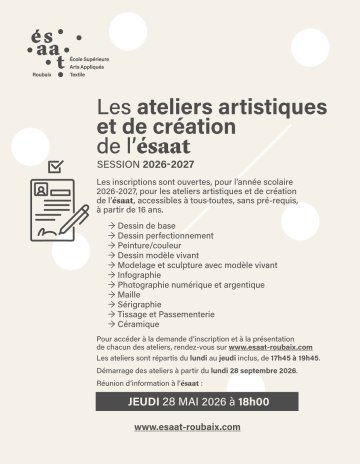 Ateliers artistiques et de création
