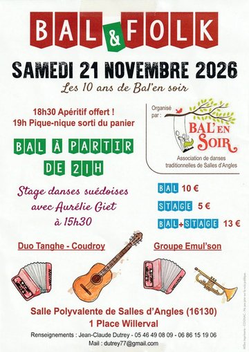 Bal trad et stage 10 ans de Bal'en soir