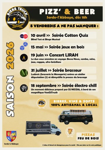 Les Pizz' & Beer du Vendredi : Soirée électro chill
