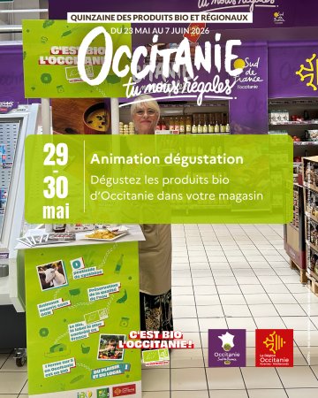 Animations / dégustations des produits Bio et Régionaux