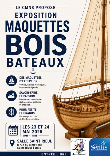 Exposition de maquettes de bateaux