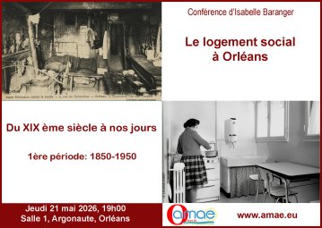 Conférence "Le logement social à Orléans"