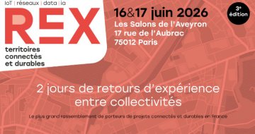3ème édition de REX Territoires connectés et durables