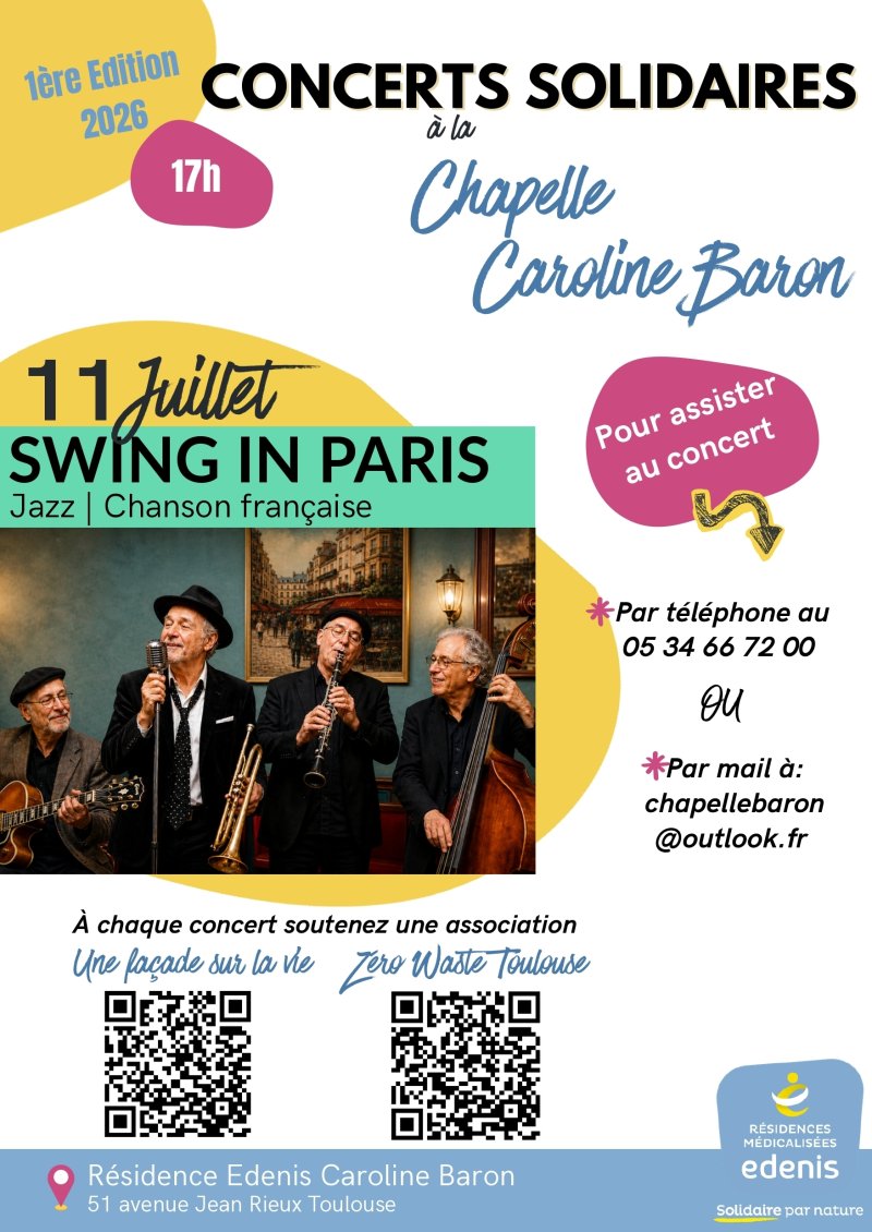 Annulation Canicule / Toulouse - Concert Solidaire au profit de Zero Waste Toulouse et une façade sur la vie