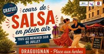Cours de salsa en plein air