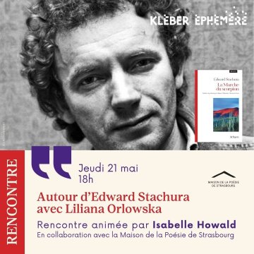 Rencontre autour d'Edward Stachura avec Liliana Orlowska