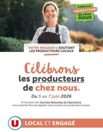 Célébrons les Producteurs de chez NOUS  au U EXPRESS VERSAILLES