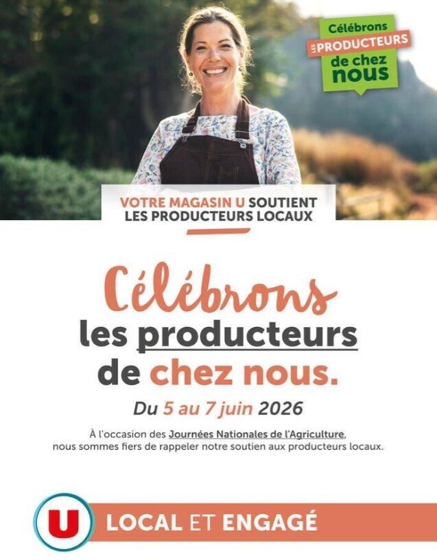 Célébrons les Producteurs de chez NOUS  au U EXPRESS VERSAILLES