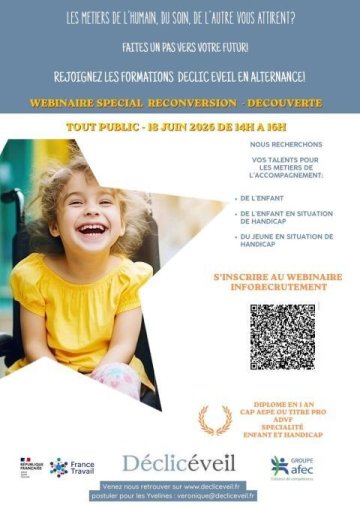 ‼️ DECLIC EVEIL YVELINES #recrute dans les Yvelines, sur tout le territoire..