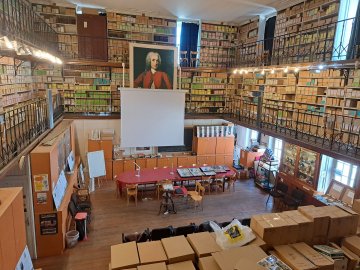 Visite de la bibliothèque de la Société Linnéenne de Lyon