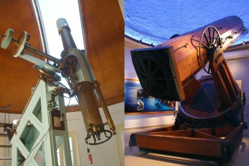 La grande lunette et le télescope de Foucault