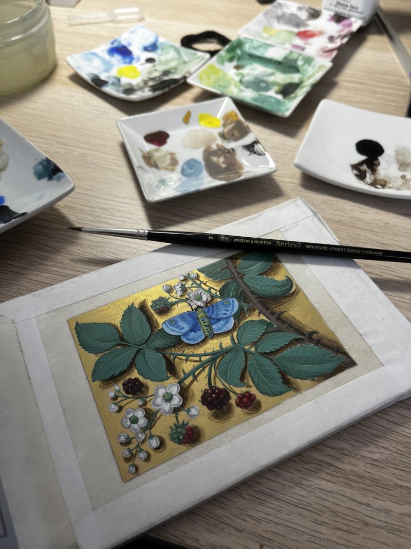Atelier d'enluminure