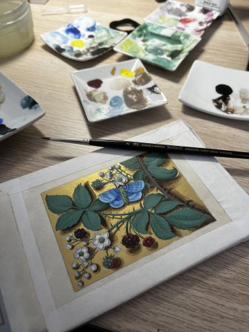 Atelier d'enluminure