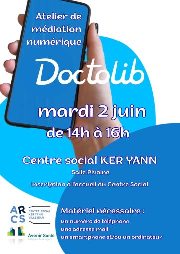Atelier de médiation numérique "Doctolib"