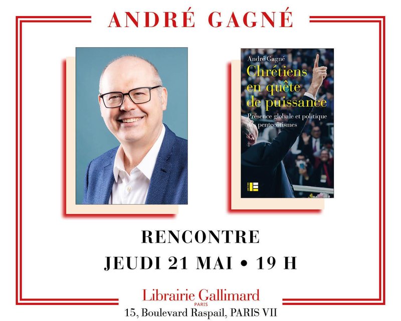 André Gagné présente « Chrétiens en quête de puissance »