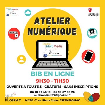 Atelier Numérique - Bib en Ligne