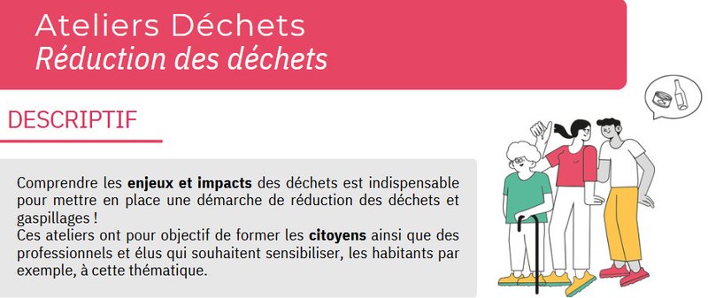 Atelier réduction des déchets "Je comprends les enjeux et commence à passer à l’action"