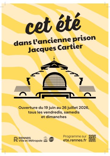 Cet été à l'ancienne prison Jacques-Cartier, programme du mois de juin