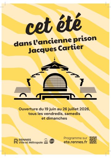 Cet été à l'ancienne prison Jacques-Cartier, programme du mois de juillet