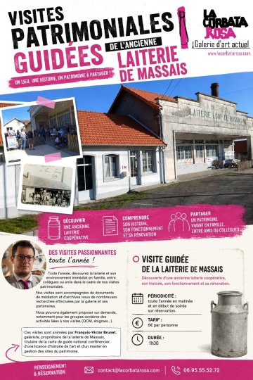 A la découverte de l'ancienne coopérative laitière de Massais et sa réhabilitation en cours