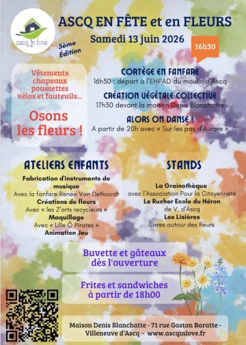 Ascq en fête et en fleurs