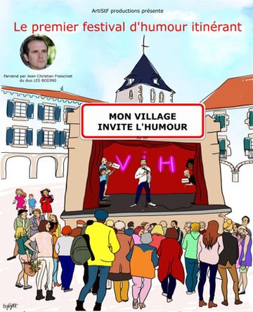 Mon village invite l'humour
