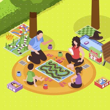 Jeux sur l'herbe