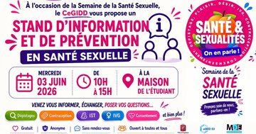 Stand d'information et de prévention en santé sexuelle