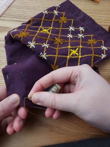 Stage "Couture et broderie" / Par Aglaé Plaete