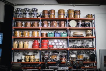 Les multiples instruments des Percussions de Strasbourg