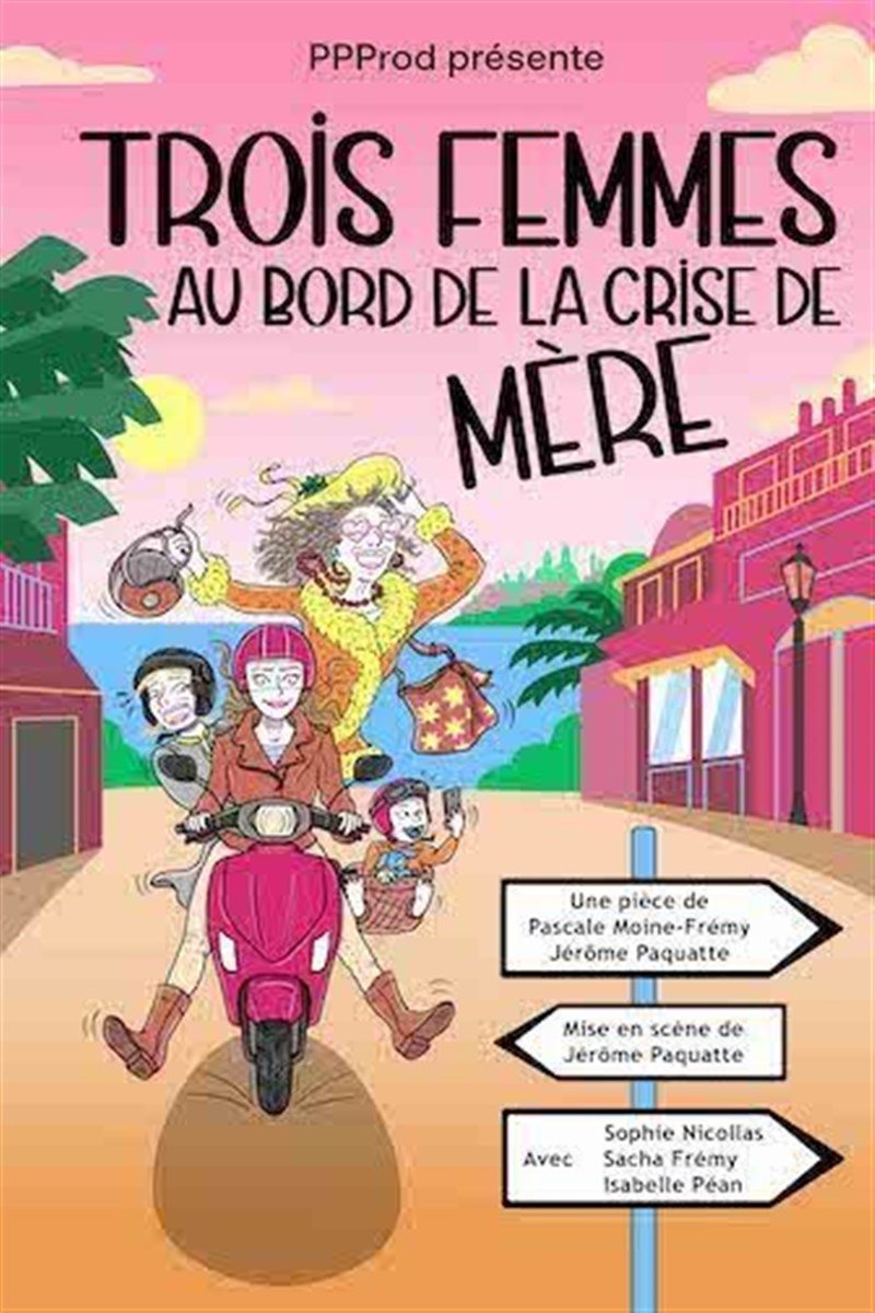 Trois femmes au bord de la crise de mère