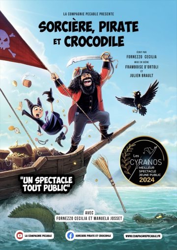 Sorcière, Pirate et Crocodile