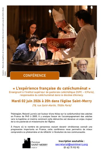 « L'expérience française du catéchuménat »