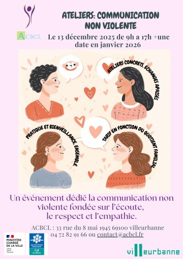 Ateliers Communication Non Violente (CNV)