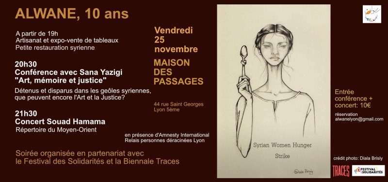 ALWANE, 10ans soirée syrienne