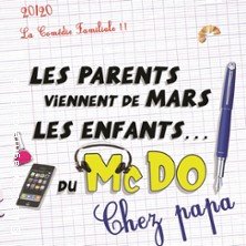 Les Parents Viennent de Mars...Les Enfants du McDo, Chez Papa - Théâtre de Jeanne, Nantes