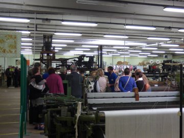 Visite guidée de l'atelier du textile