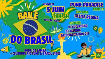 Baile do Brasil #11 - live roda samba + Djs 100% Brazil vibes