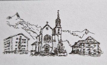 L'église Saint Michel de Chamonix entre hier et demain