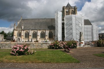 Visite guidée sur la restauration de l'église