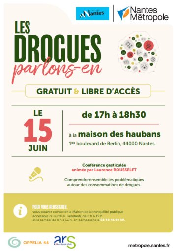 Conférence gesticulée "Les drogues, parlons-en !"