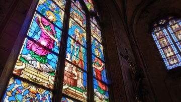 Visite Flash "le vitrail Fialeix de Saint-Nicolas, une verrière sarthoise méconnue"