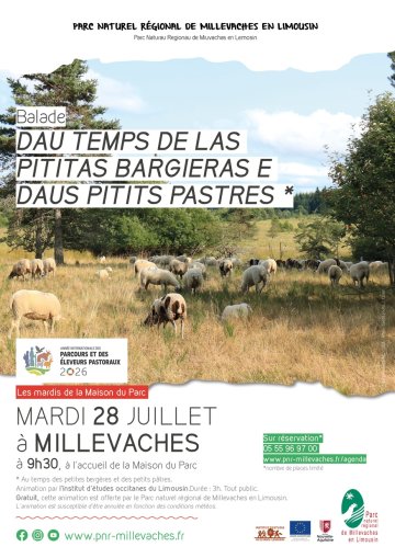 "Dau temps de las pititas bargieras e daus pitits pastres" (Au temps des petites bergères et des petits pâtres)