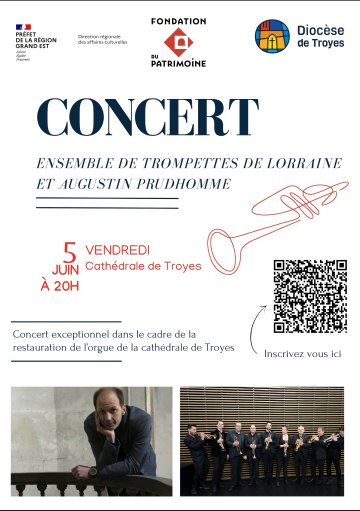 Concert de l'Ensemble des Trompettes de Lorraine et Augustin Prudhomme