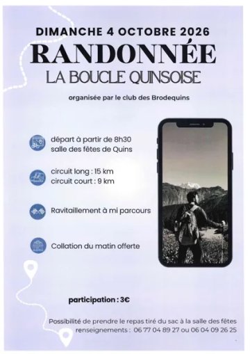 La boucle Quinsoise / A chaque dimanche sa rando 2026