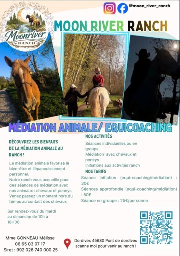 Moon River Ranch - Médiation animale / Equicoaching